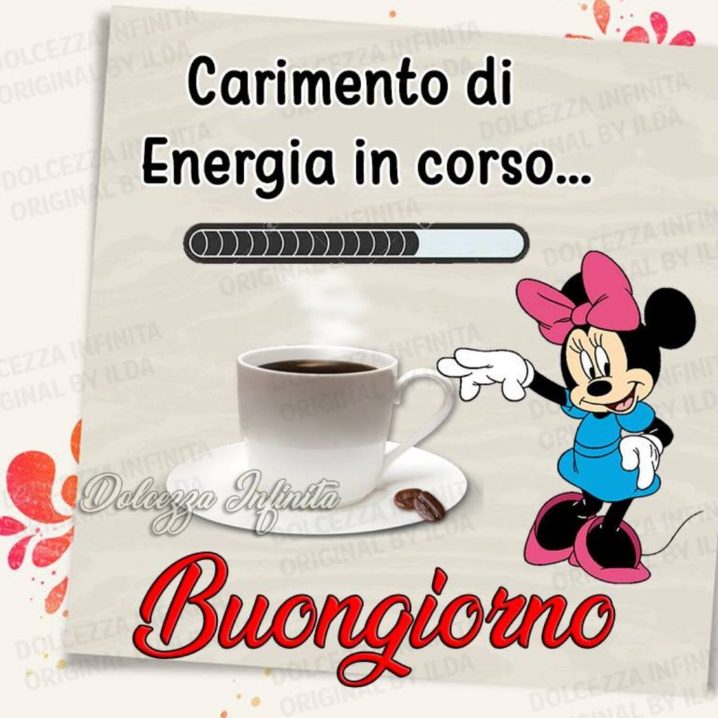 Caricamento di energia in corso...Buongiorno