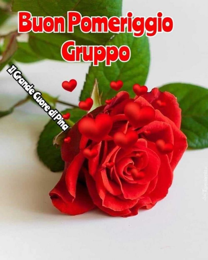 Buon pomeriggio gruppo