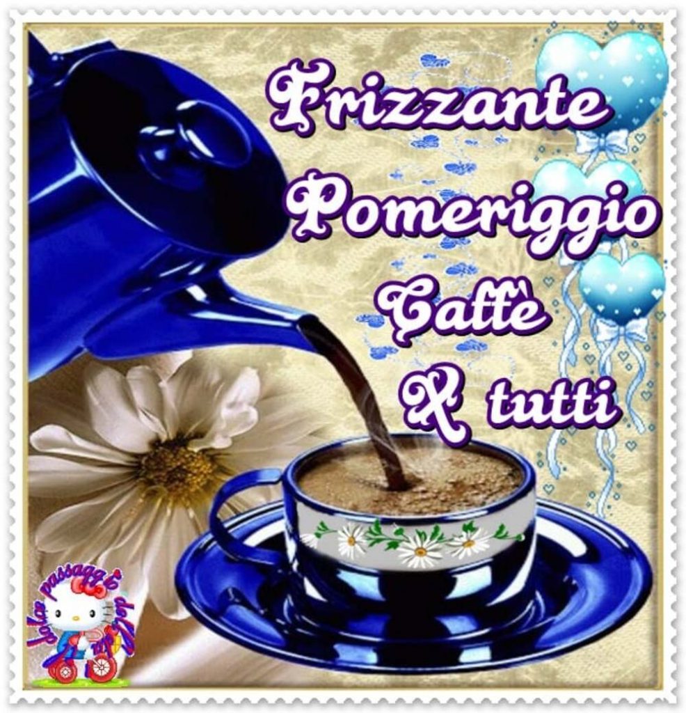 Frizzante Pomeriggio caffè x tutti