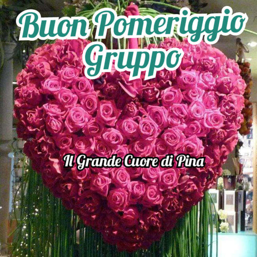 Buon pomeriggio gruppo