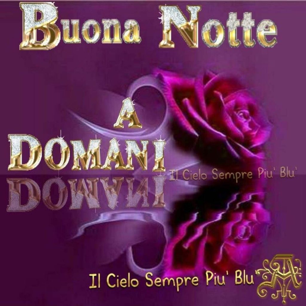 Buona Notte a domani