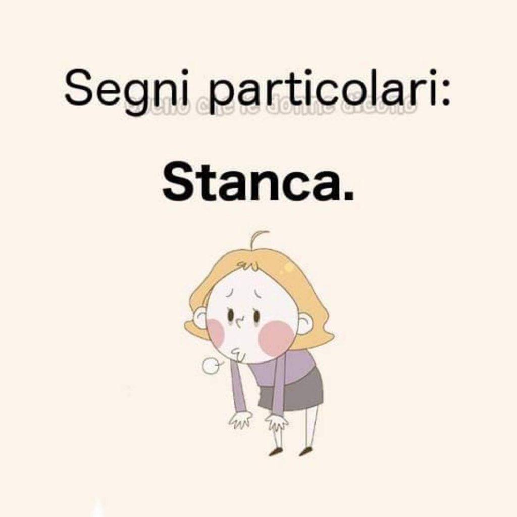 Segni particolari: Stanca