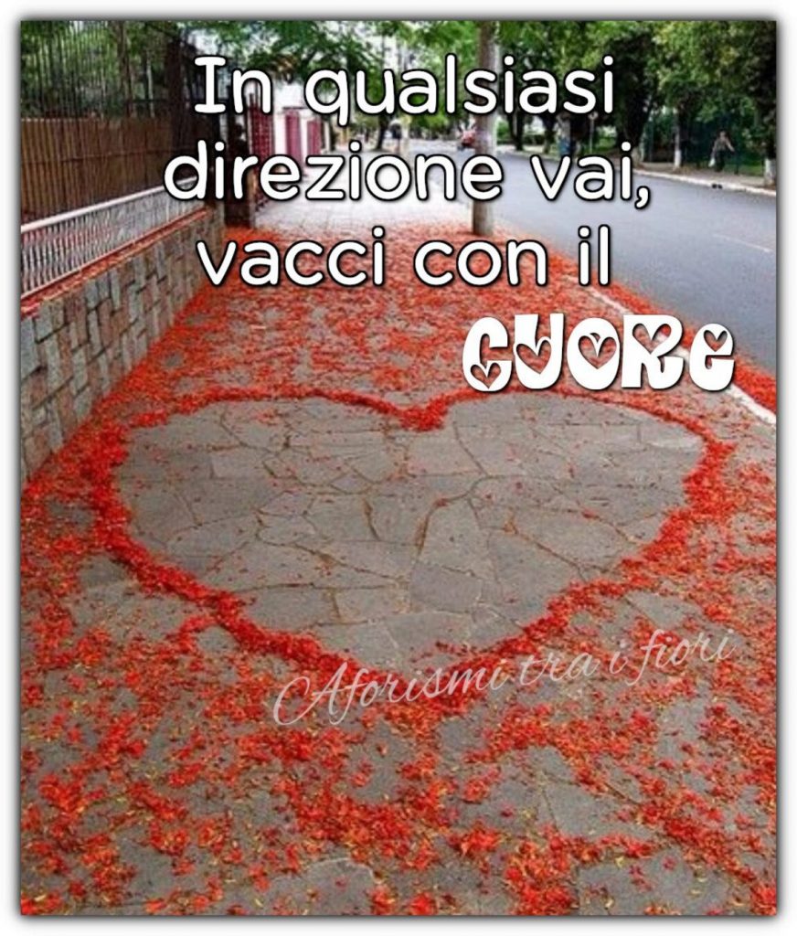 In qualsiasi direzione vai, vacci con il cuore