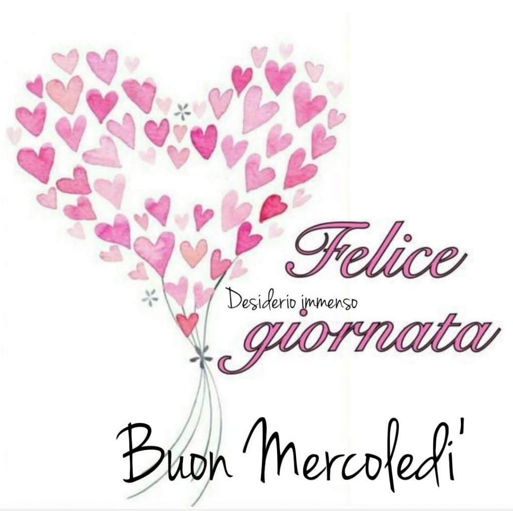 Felice giornata Buon Mercoledì