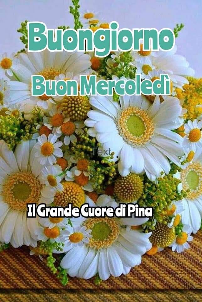 Buongiorno Buon mercoledì