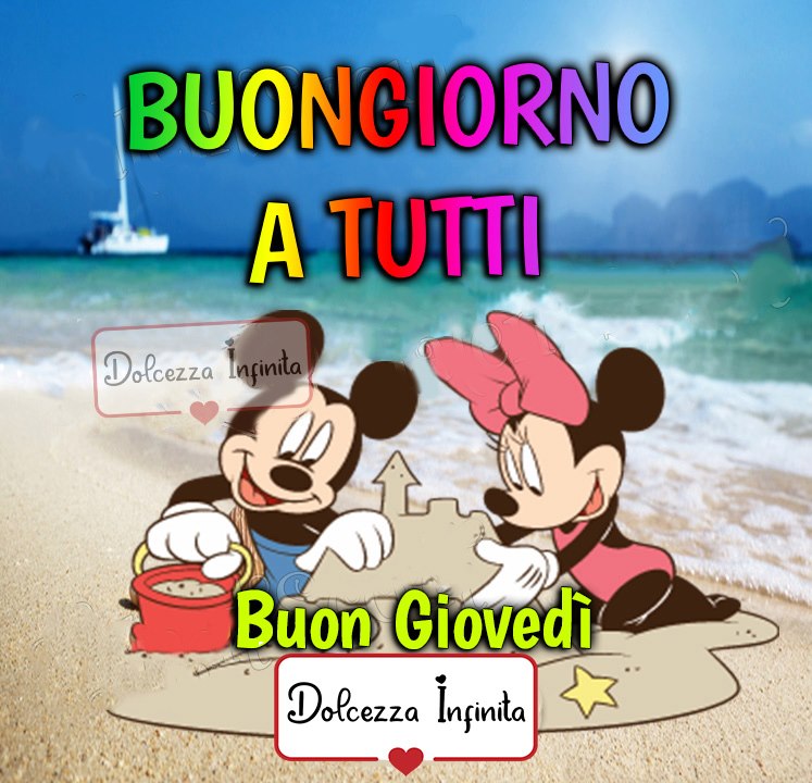 Buongiorno a tutti Buon Giovedì