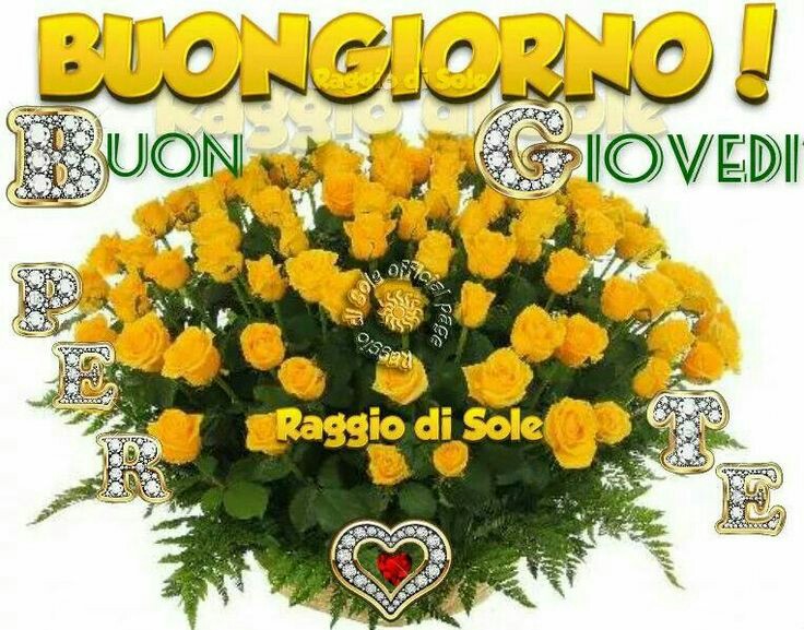 Buongiorno! Buon Giovedì