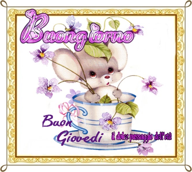 Buongiorno Buon Giovedì