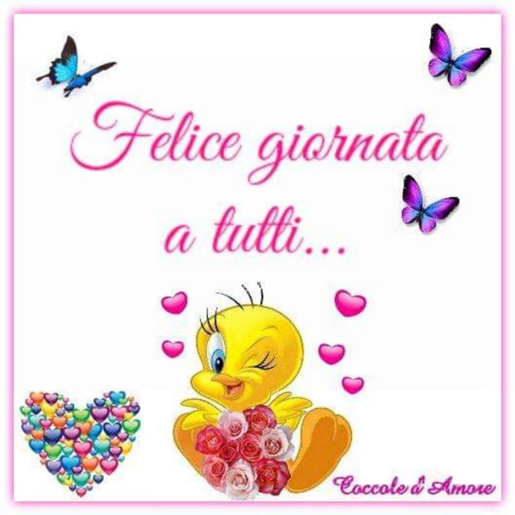 Felice giornata a tutti...