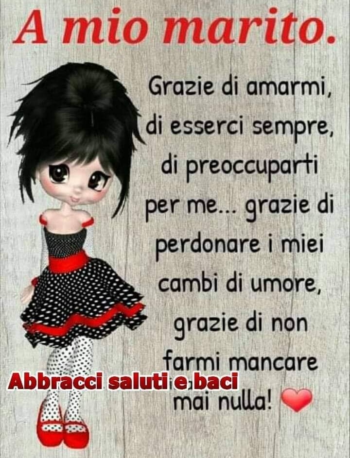 A mio marito. Grazie di amarmi, di esserci sempre, di preoccuparti per me...grazie di perdonare i miei cambi di umore, grazie di non farmi mancare mai nulla!