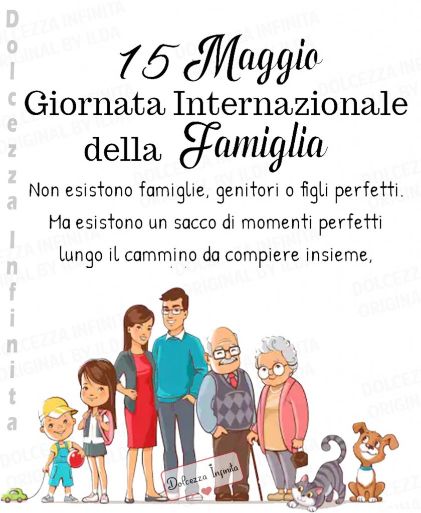 15 Maggio giornata internazionale della Famiglia