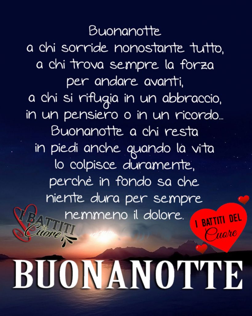 Buonanotte....