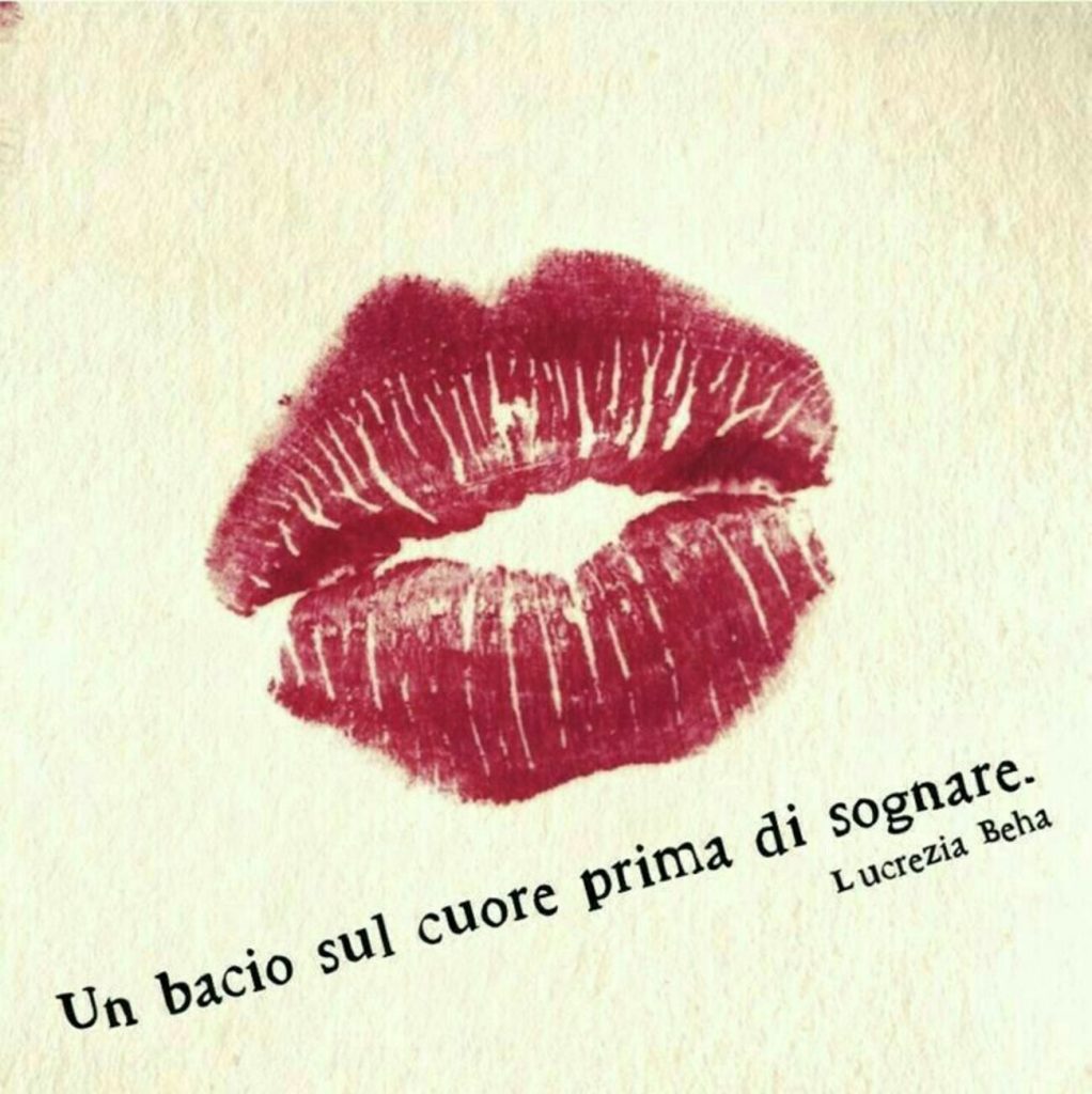 Un bacio sul cuore prima di sognare