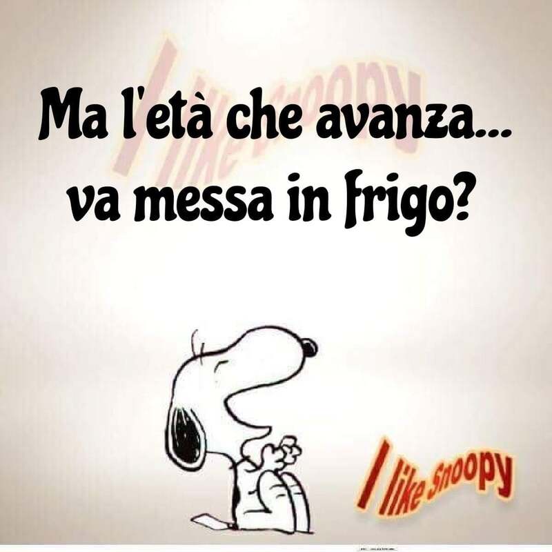 Ma l'età che avanza... va messa in frigo?