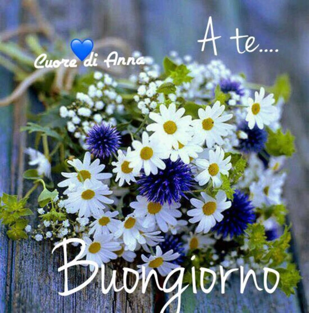 A te.... Buongiorno