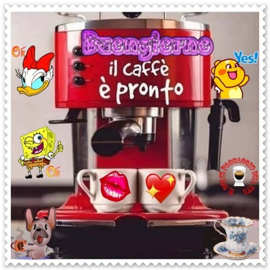 Buongiorno il caffè è pronto