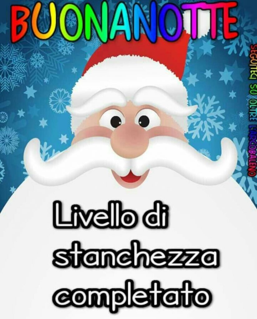 Buonanotte livello di stanchezza completato