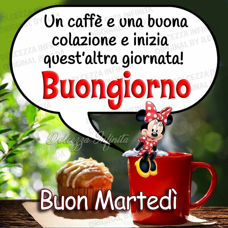 Un caffè e una colazione e inizia quest'altra giornata! Buon Martedì