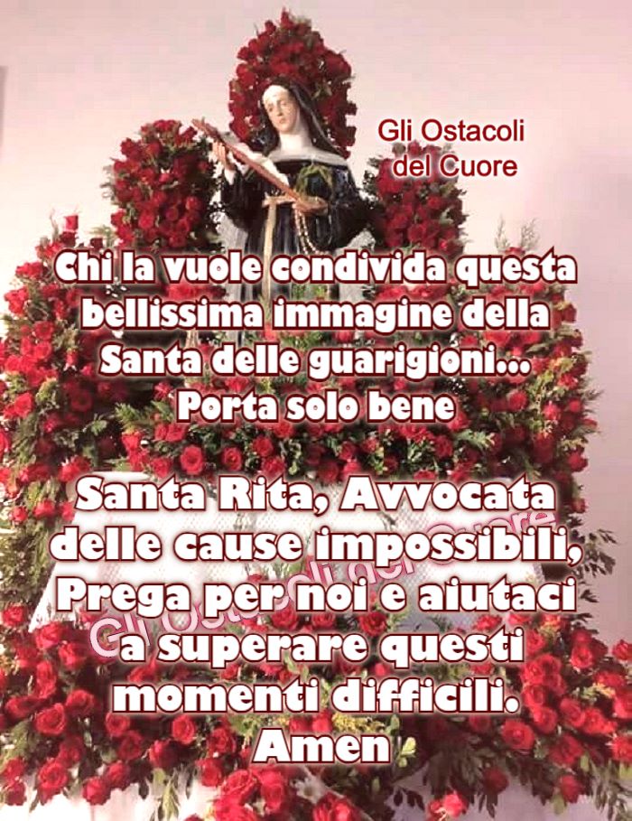 Santa Rita da Cascia preghiera