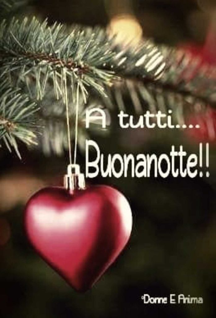 A tutti Buonanotte!!