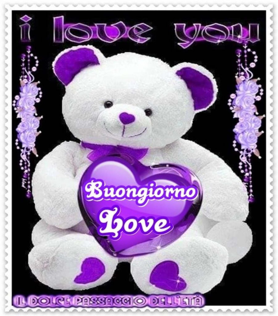 I love you Buongiorno love