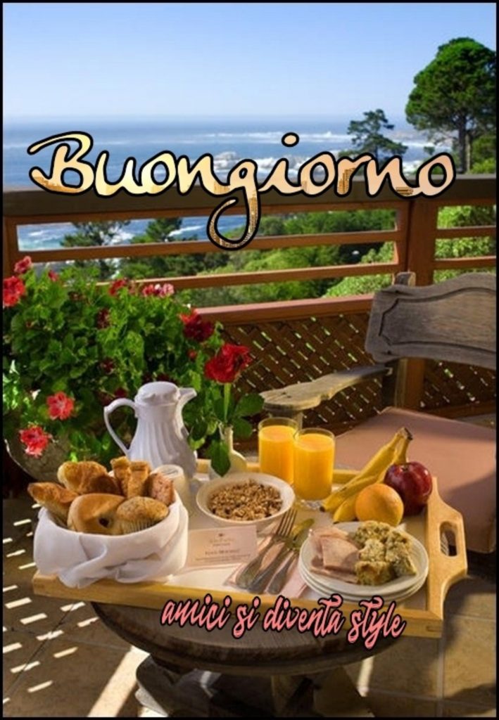 Buongiorno (amici si diventa style)