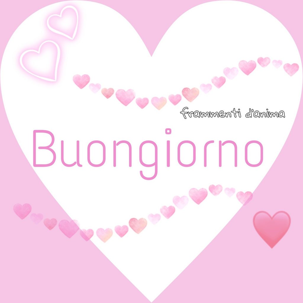 Buongiorno (frammenti d'anima)