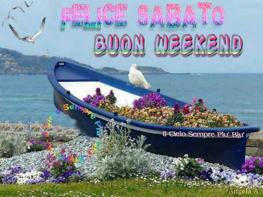 Felice Sabato buon weekend