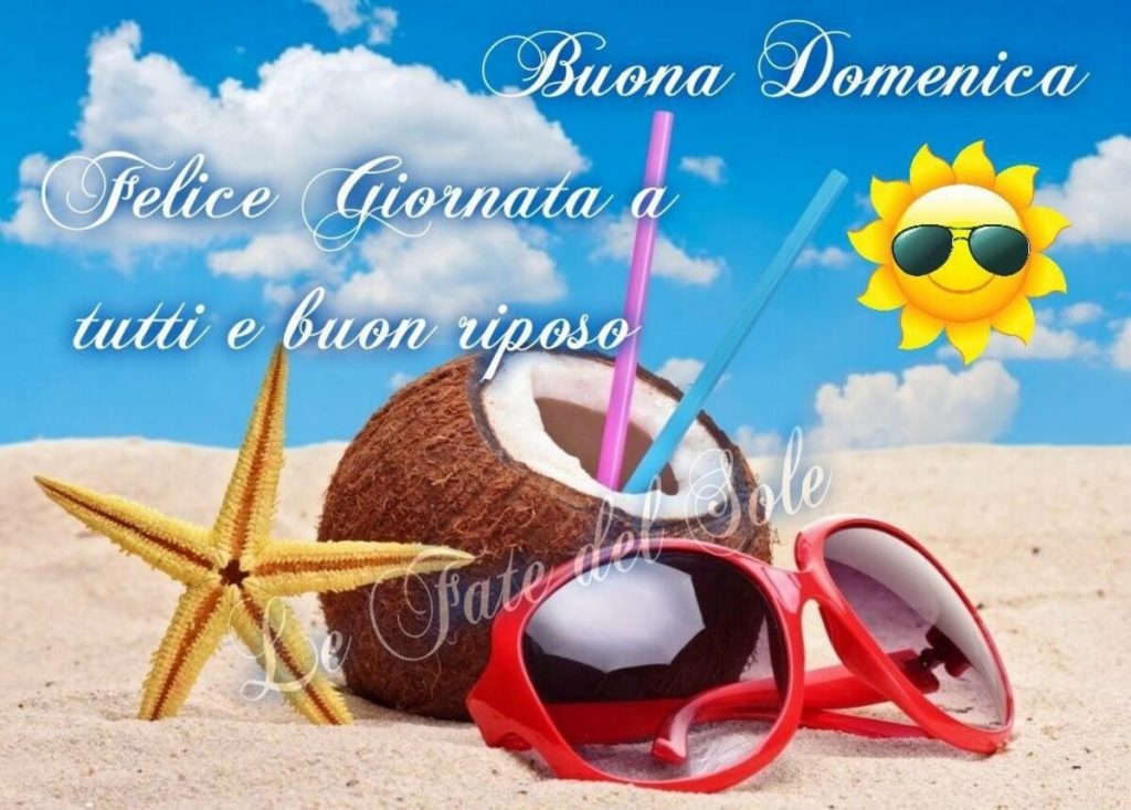 Buona Domenica Felice Giornata a tutti e buon riposo