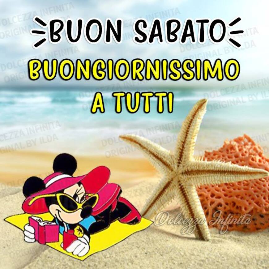 Buon Sabato buongiornissimo a tutti