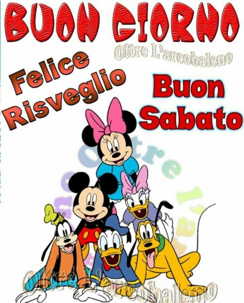 Buongiorno Felice Risveglio Buon Sabato