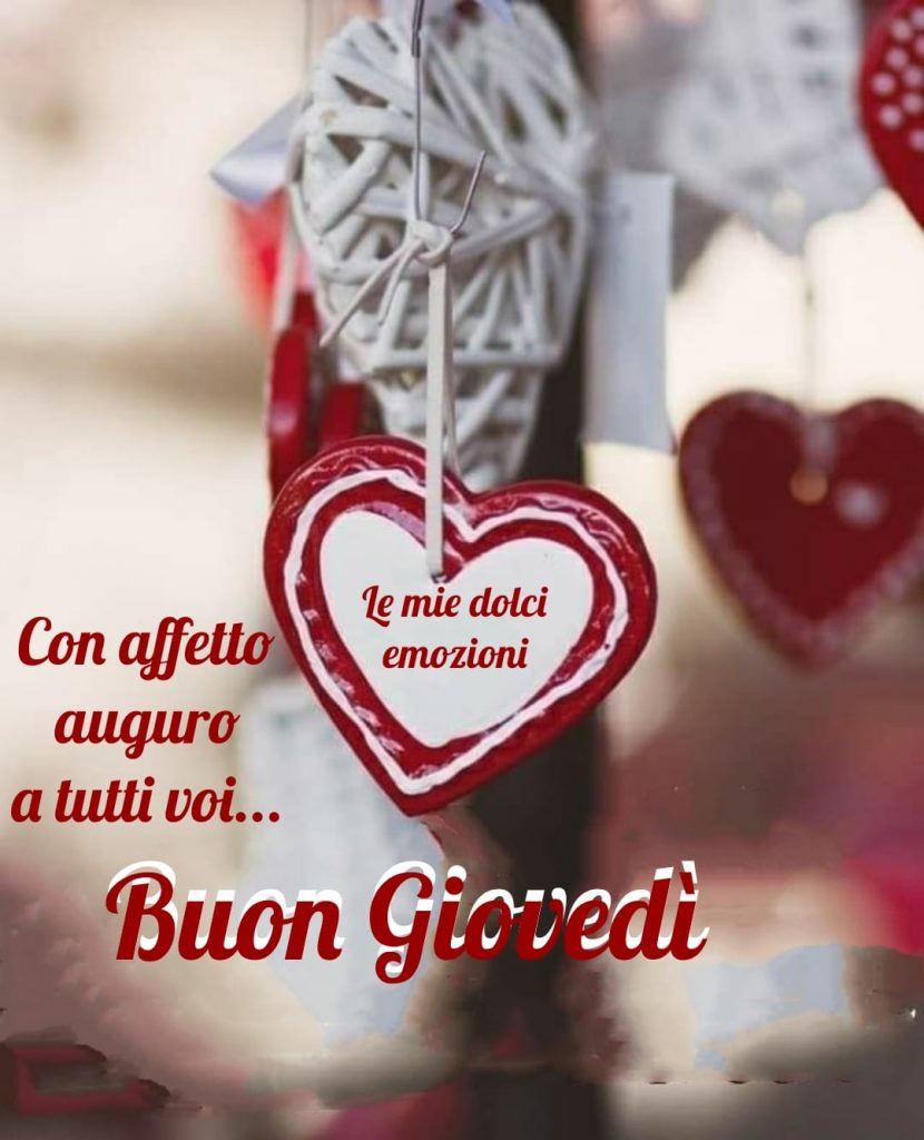 Con affetto auguro a tutti voi...Buon Giovedì