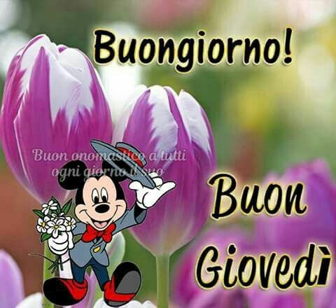 Buongiorno! Buon Giovedì