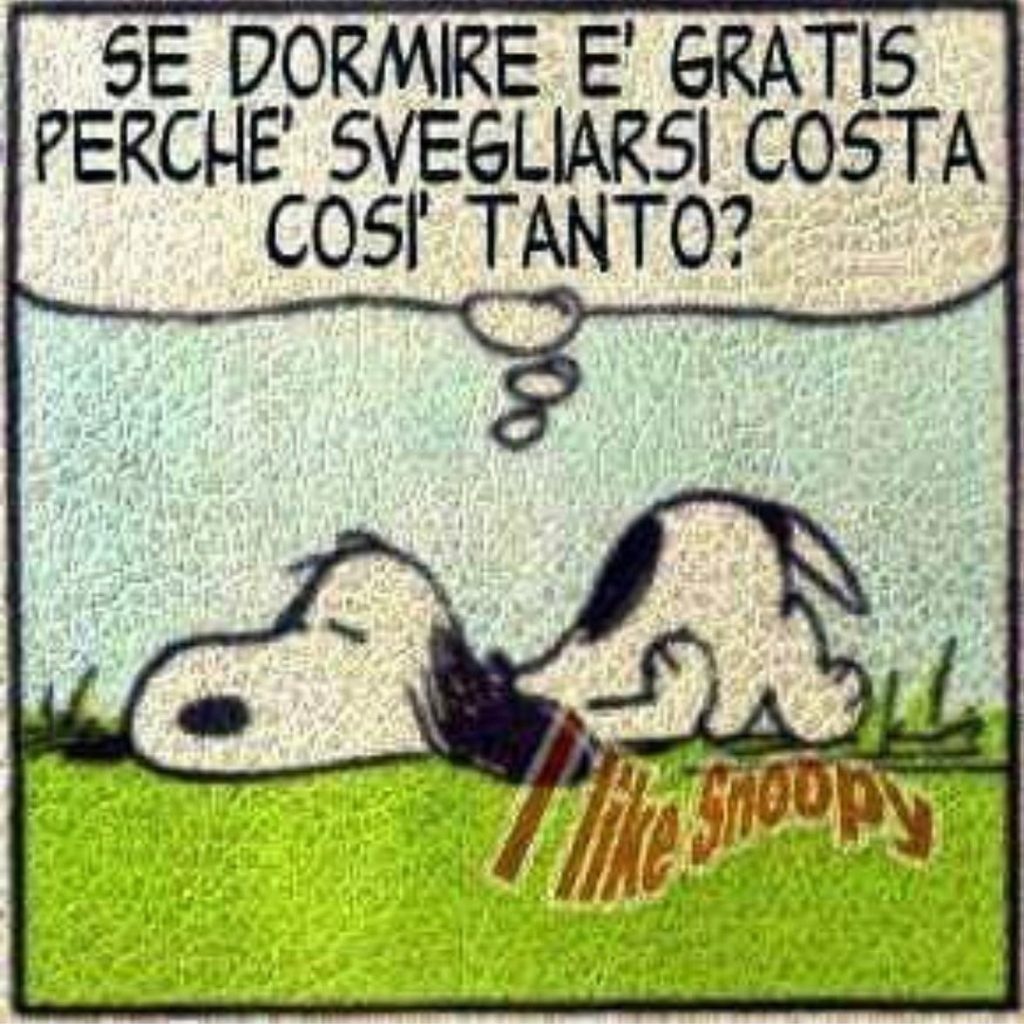 Se dormire è gratis perché svegliarsi costa così tanto?