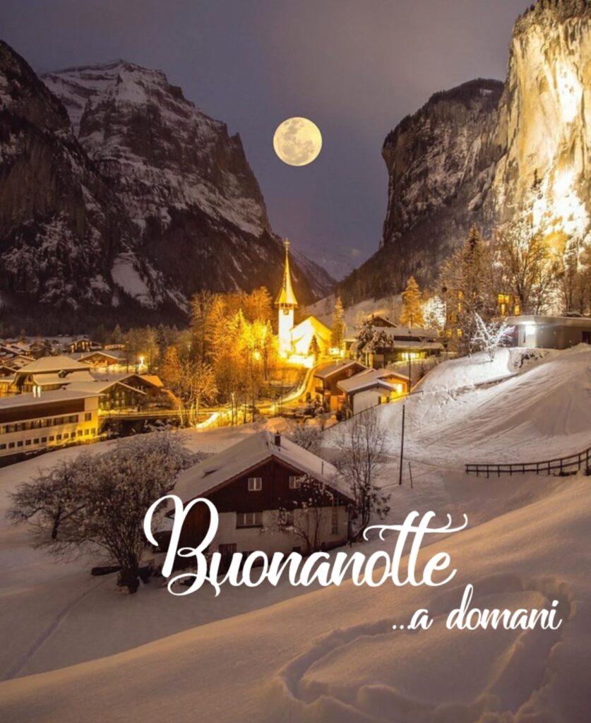 buonanotte neve